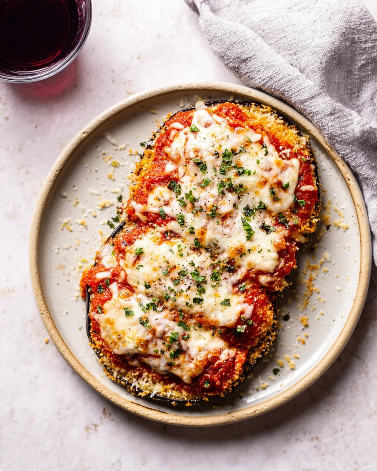 Crispy Baked Eggplant Parmesan - Image 4
