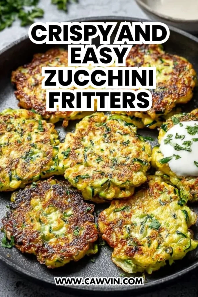 Crispy and Easy Zucchini Fritters Recipe - Easy Peasy Recipes