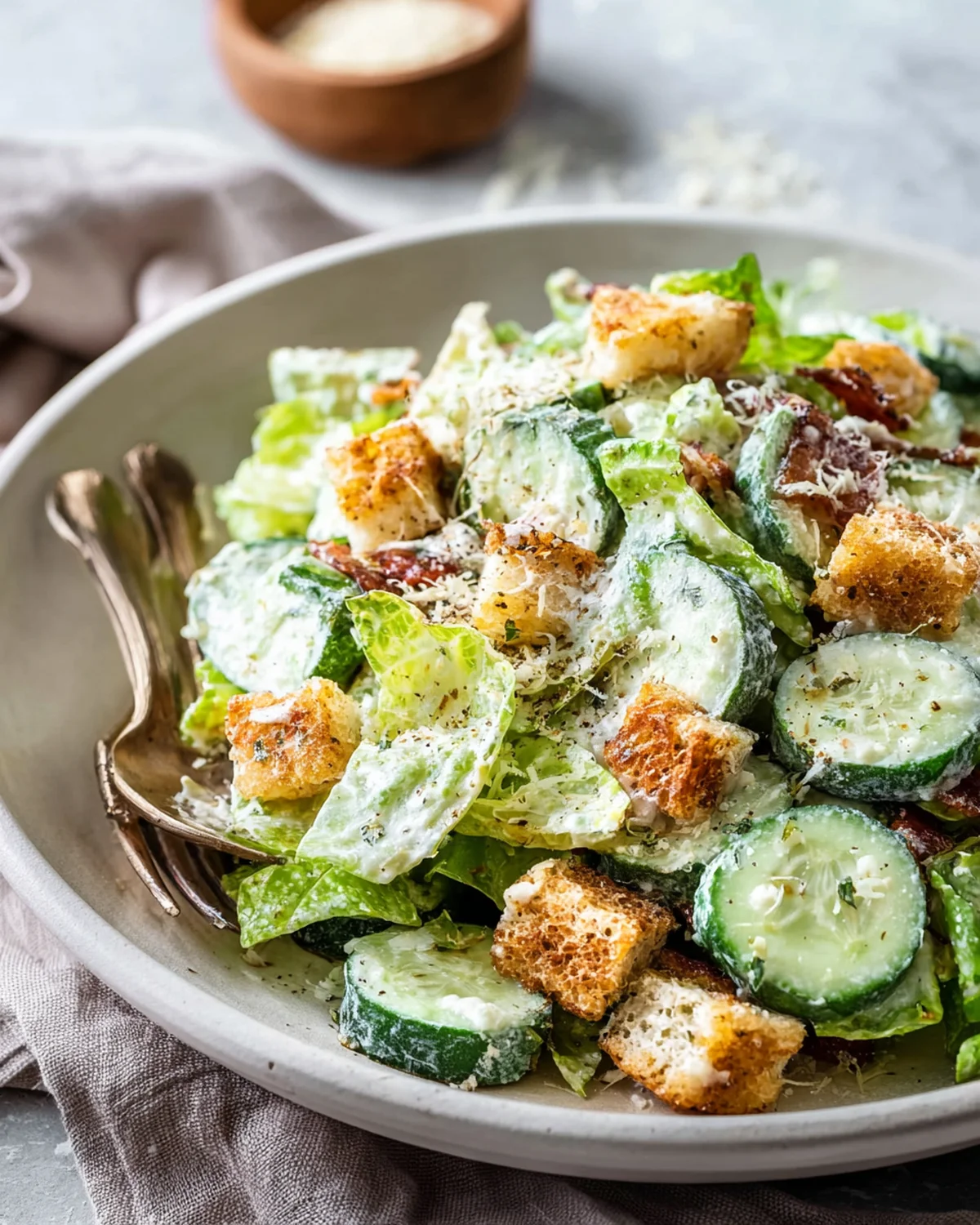 Cucumber Caesar Salad - Image 4