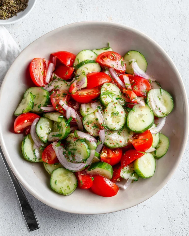 Cucumber Tomato Salad Recipe