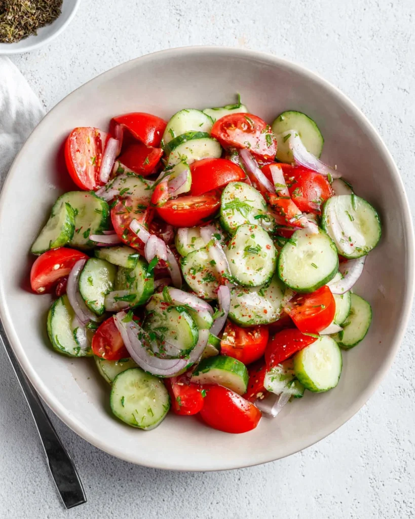 Cucumber Tomato Salad Recipe
