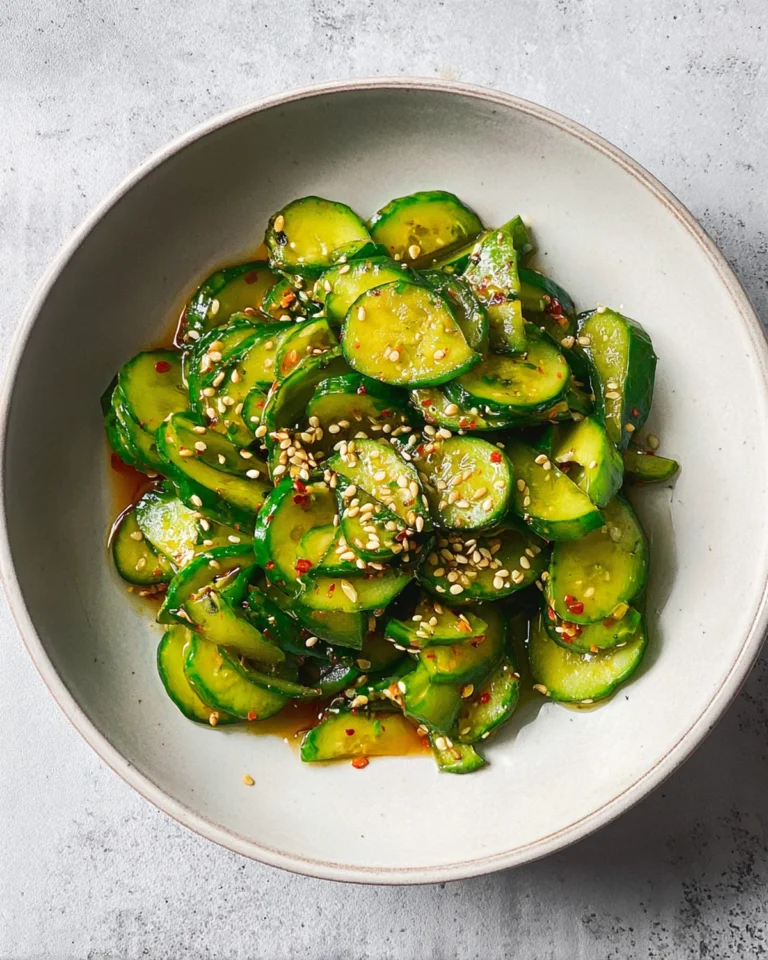 Easy Asian Cucumber Salad Recipe