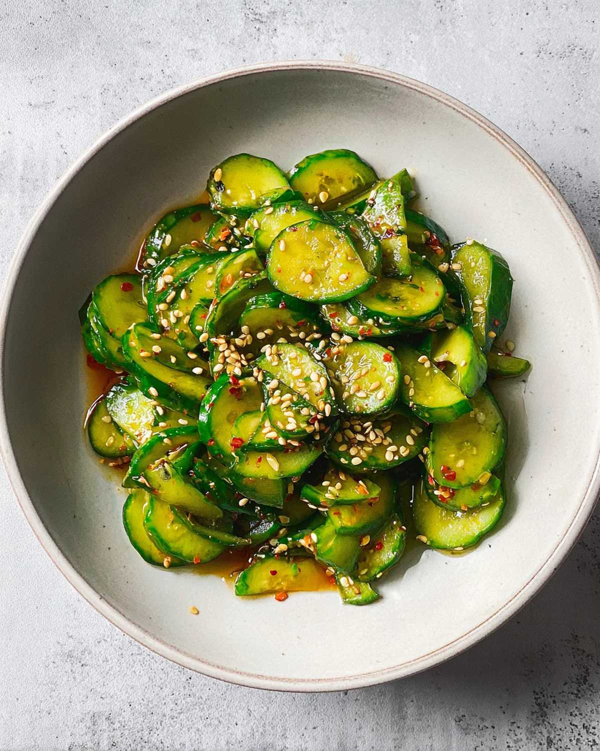 Easy Asian Cucumber Salad Recipe
