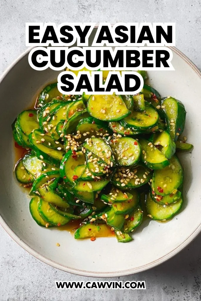 Easy Asian Cucumber Salad - Easy Peasy Recipes