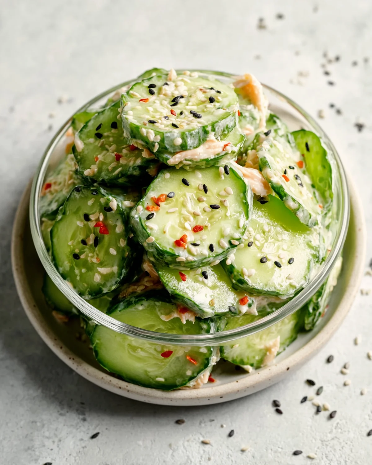 Easy California Roll Cucumber Salad - Image 2