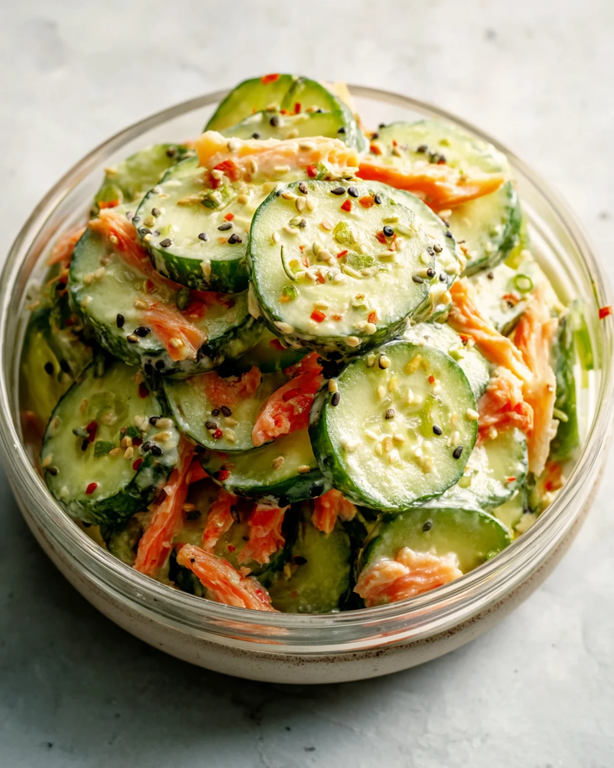 Easy California Roll Cucumber Salad - Image 3