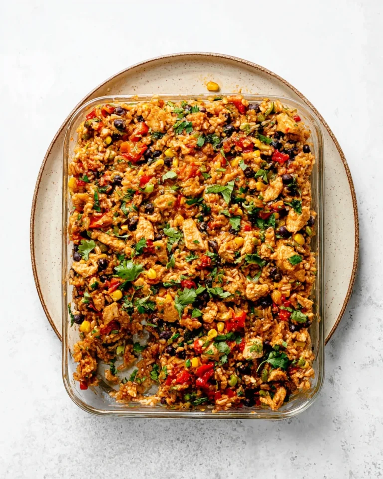 Easy Chicken Burrito Casserole Recipe