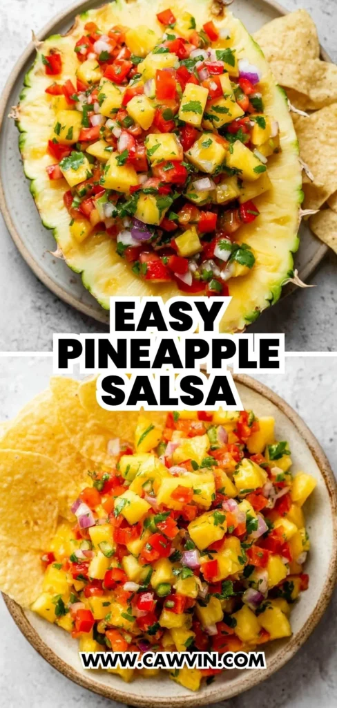 Easy Pineapple Salsa 2 1 - Easy Peasy Recipes