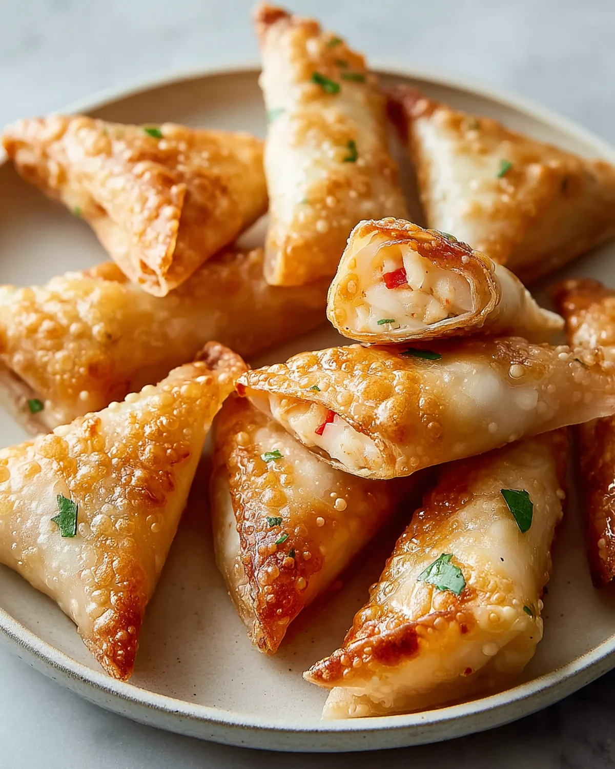 Easy Rice Paper Crab Rangoons Recipe Recipe