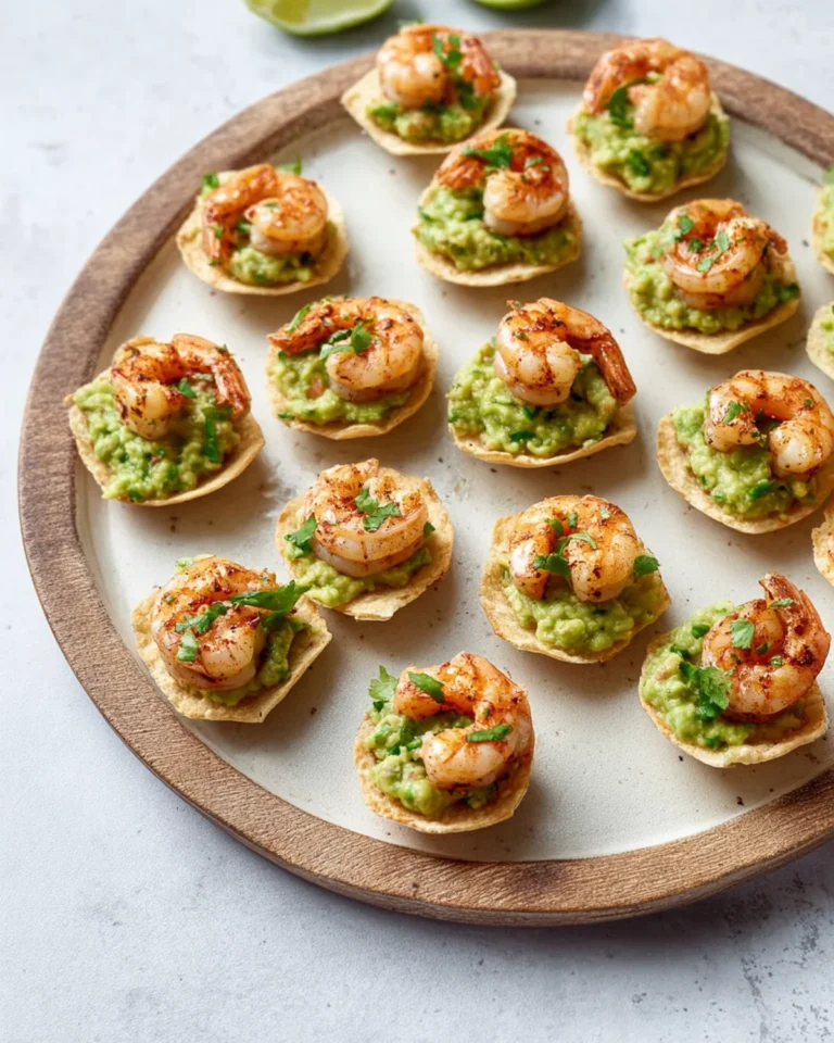 Easy Shrimp Guacamole Bites Recipe