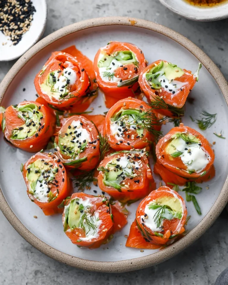 Easy Smoked Salmon Roll Ups Recipe