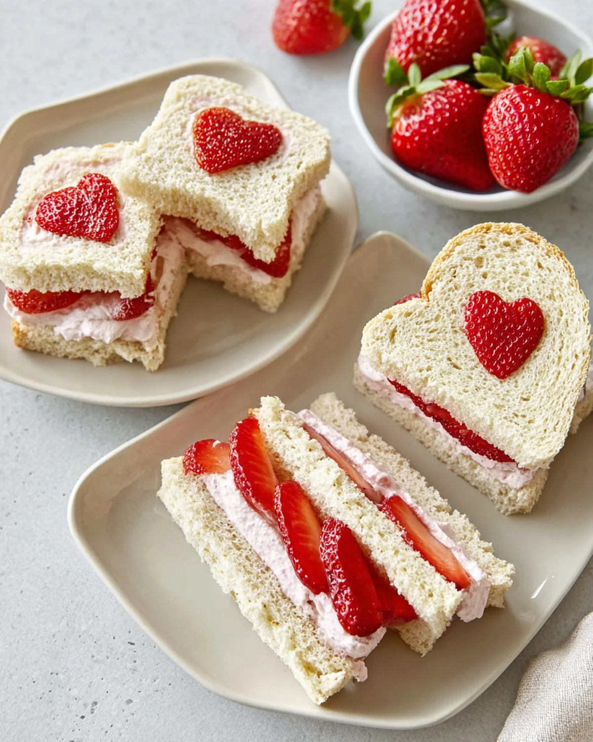 Easy Strawberry Tea Sandwiches - Image 2