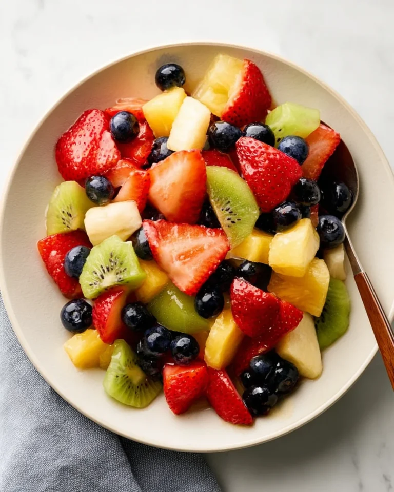 Fruit Salad with Honey Lime Dressing Recipe