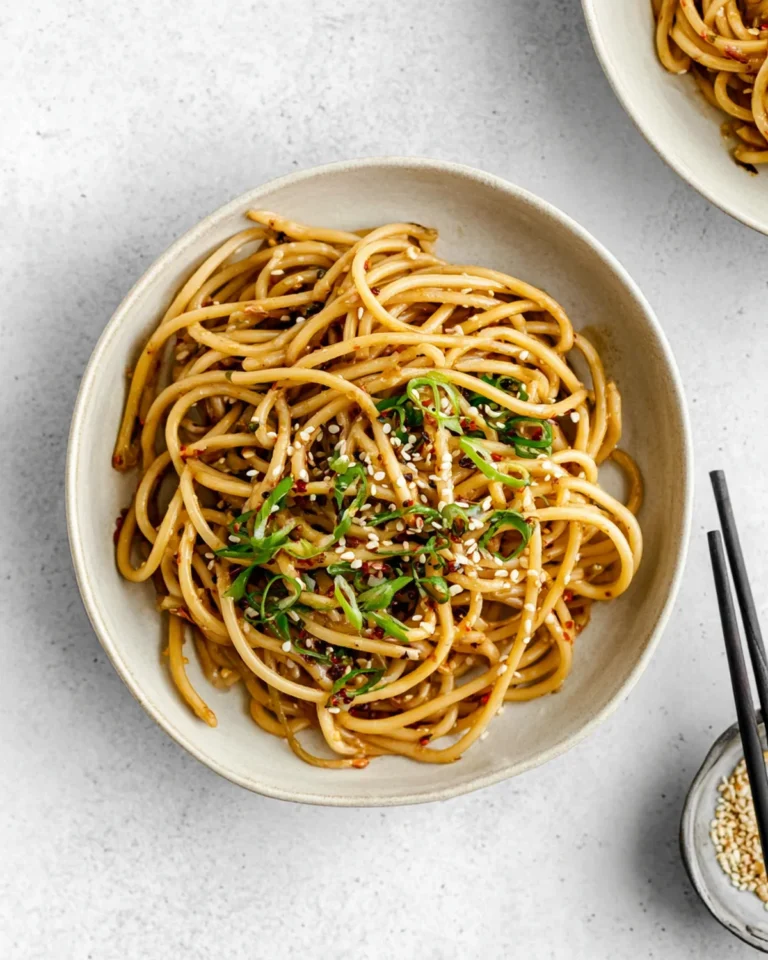 Garlic Sesame Noodles Recipe