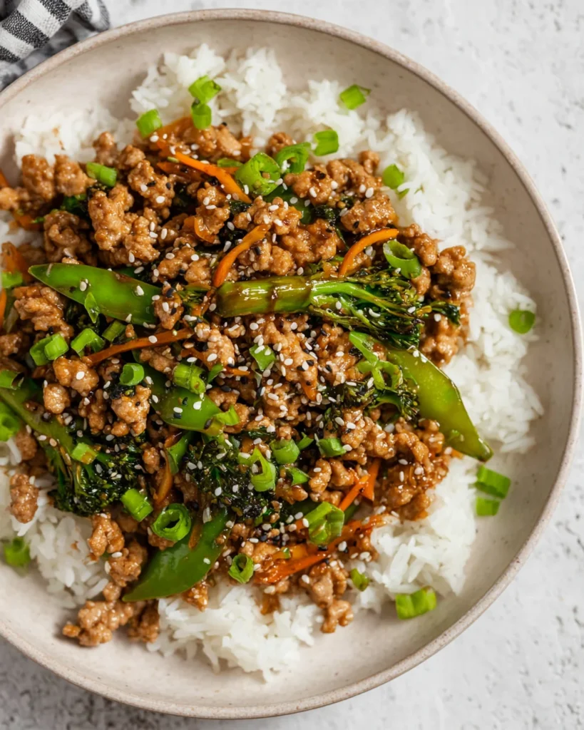 Ground Turkey Teriyaki Stir Fry Recipe