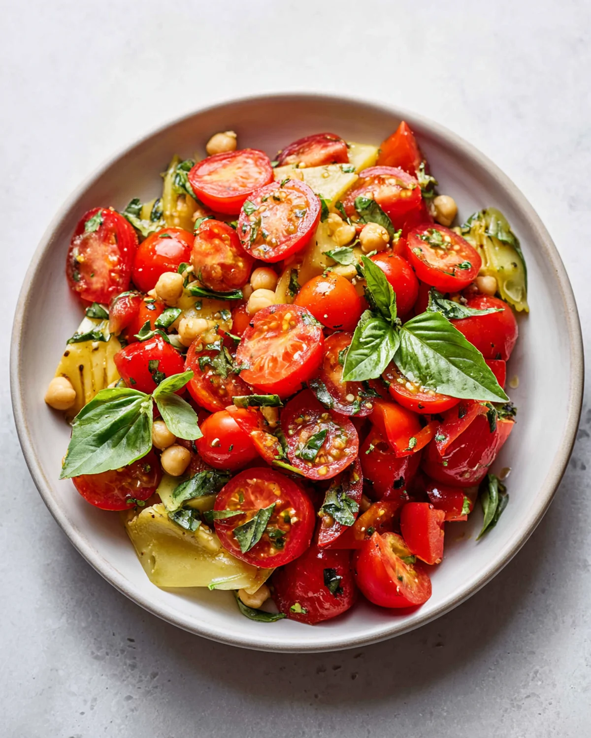 High-Protein Tomato and Basil Salad - Image 2