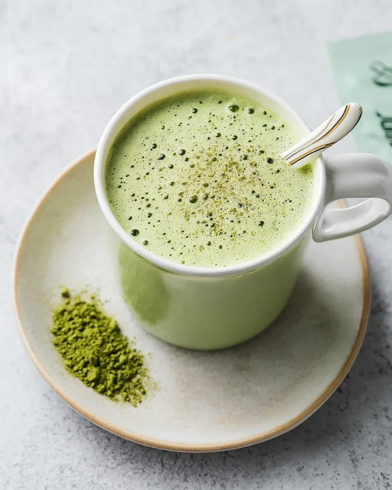 Homemade Banana Matcha Smoothie Recipe