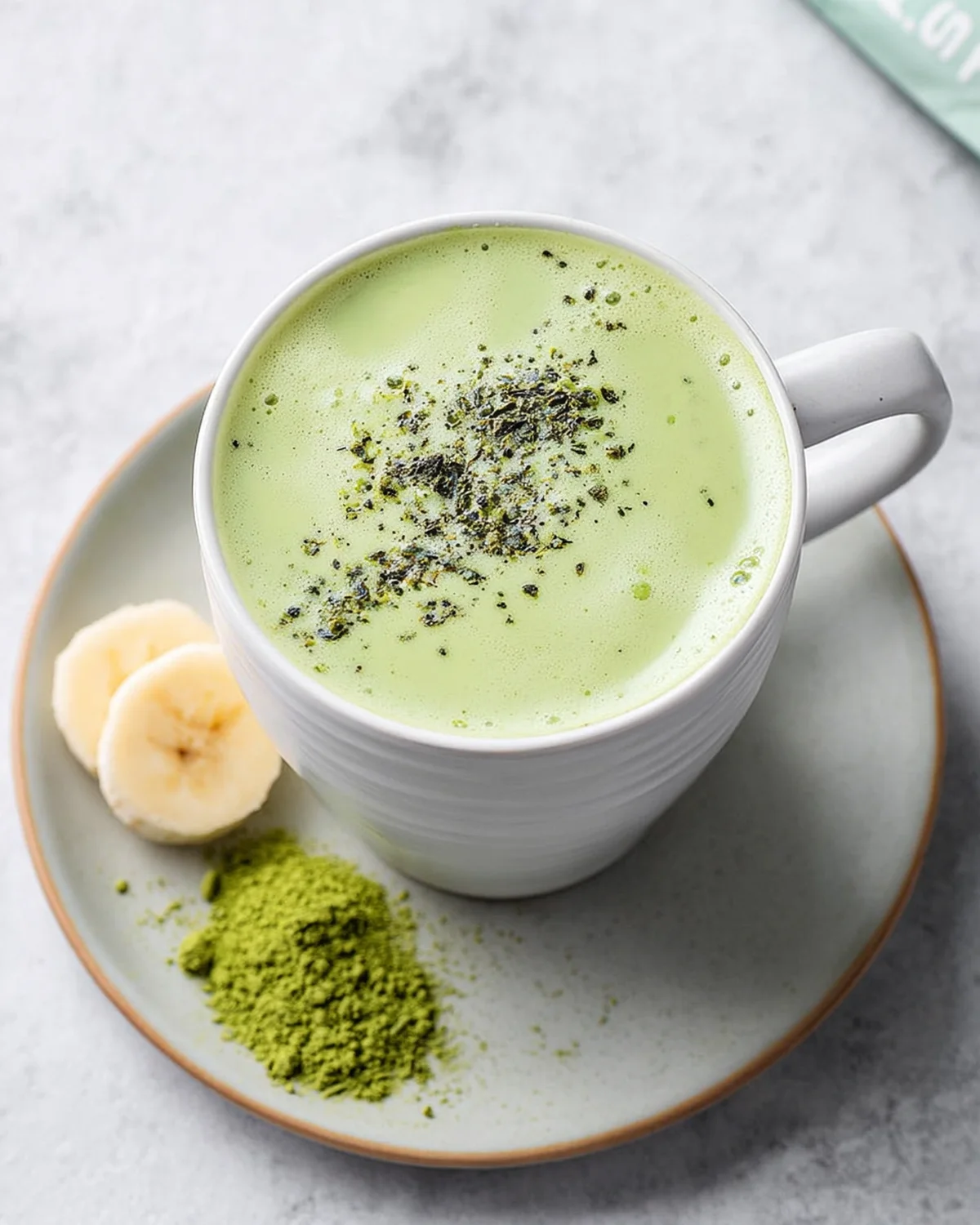 Homemade Banana Matcha Smoothie - Image 4