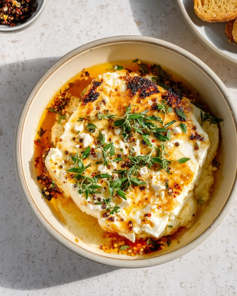 Hot Honey Baked Feta Recipe