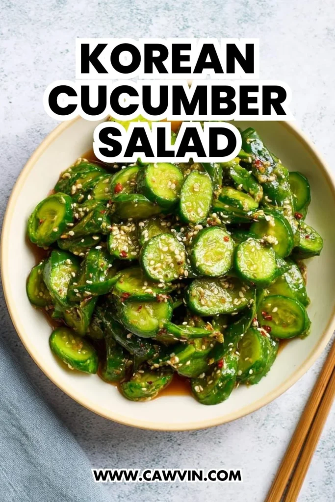 Korean Cucumber Salad - Easy Peasy Recipes