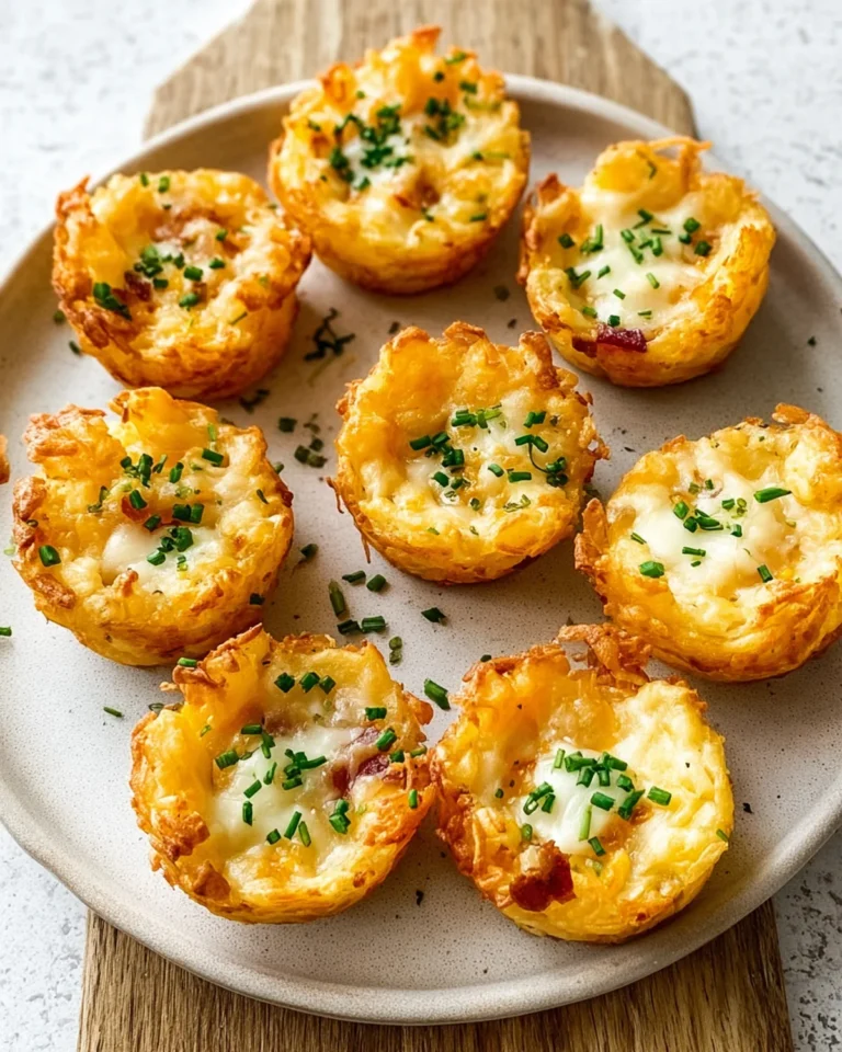 Loaded Tater Tot Cups Recipe
