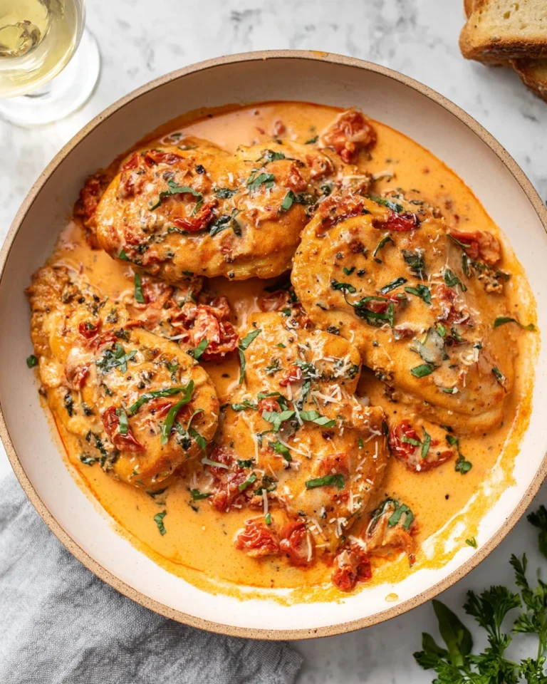 Marry Me Chicken (In Sun-Dried Tomato Cream Sauce) Recipe