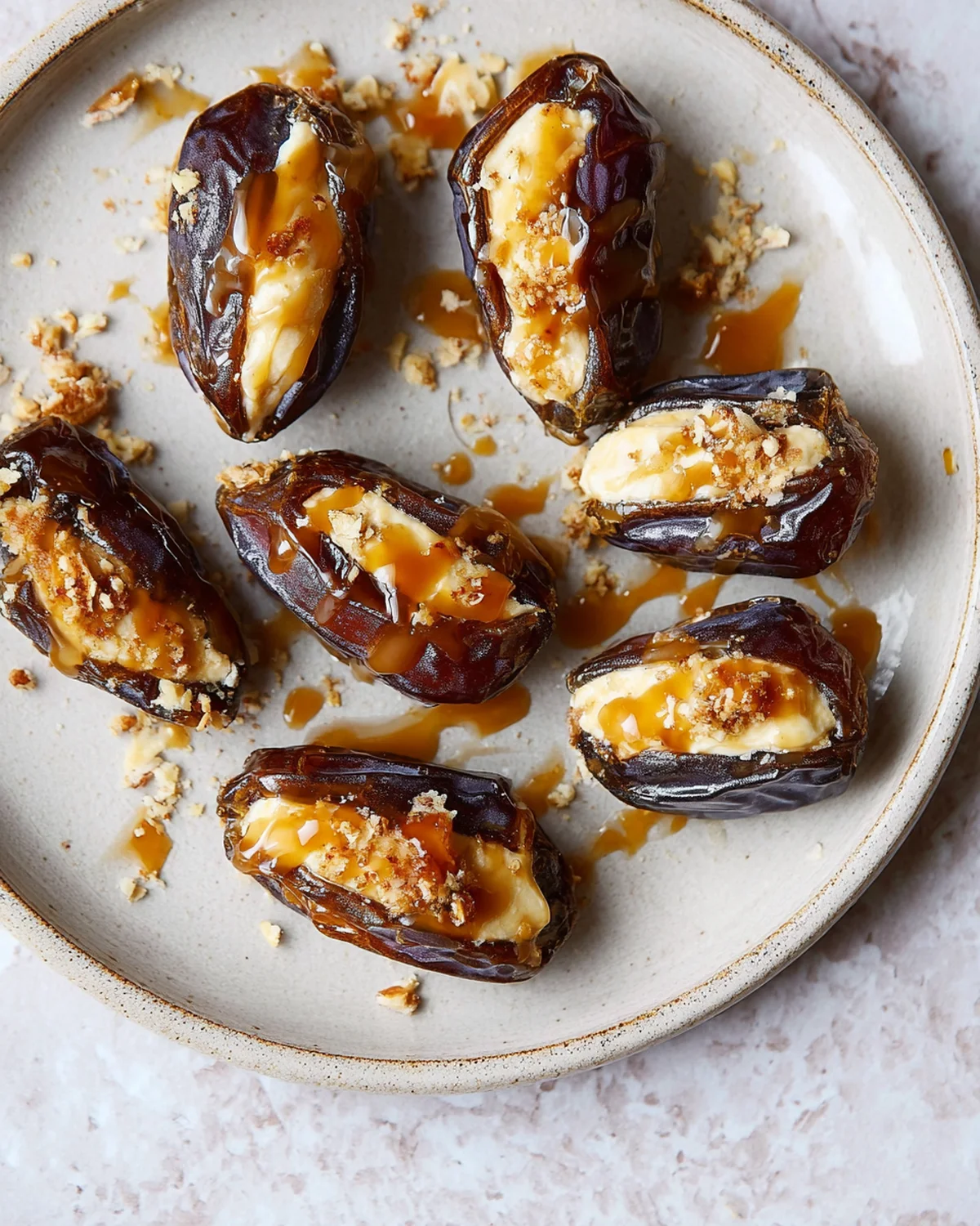 Mascarpone Stuffed Dates with Maple Drizzle - Image 3