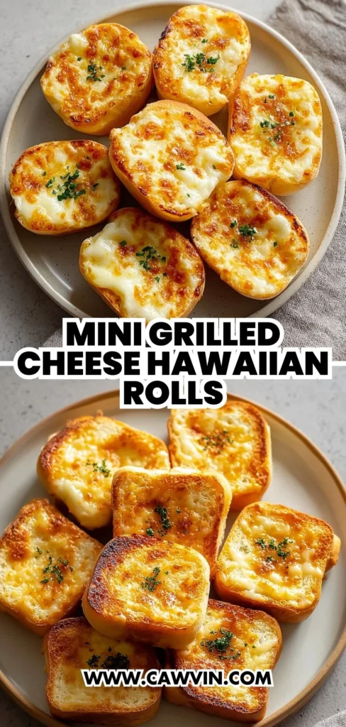 Mini Grilled Cheese Hawaiian Rolls 2 1 - Easy Peasy Recipes