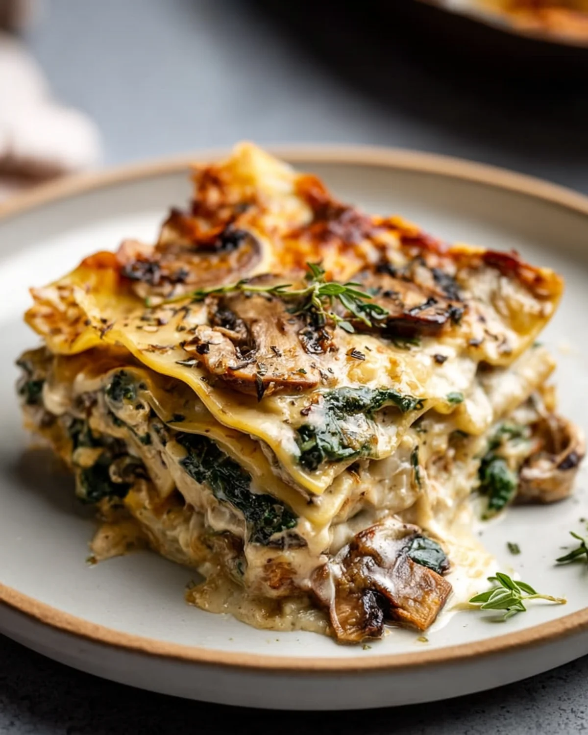 Mushroom And Spinach Lasagna Recipe Recipe