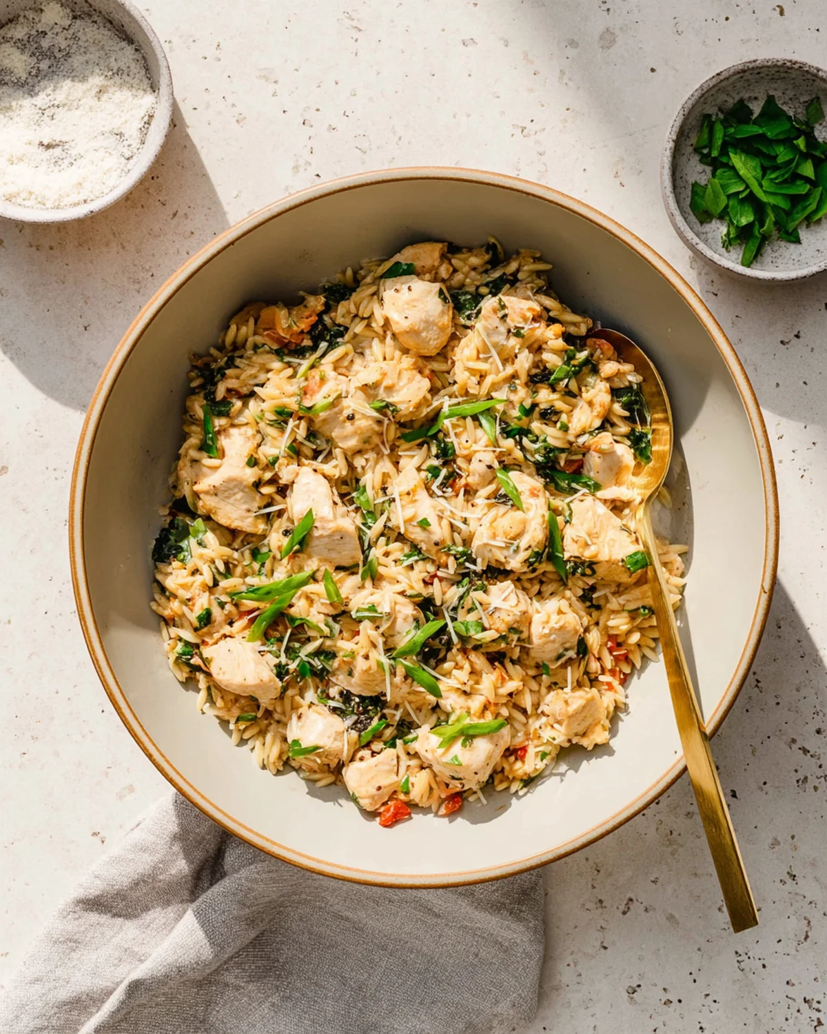 One Pot Chicken Orzo Recipe