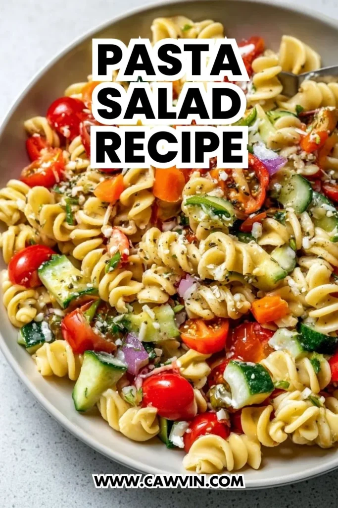 Pasta Salad Recipe - Easy Peasy Recipes