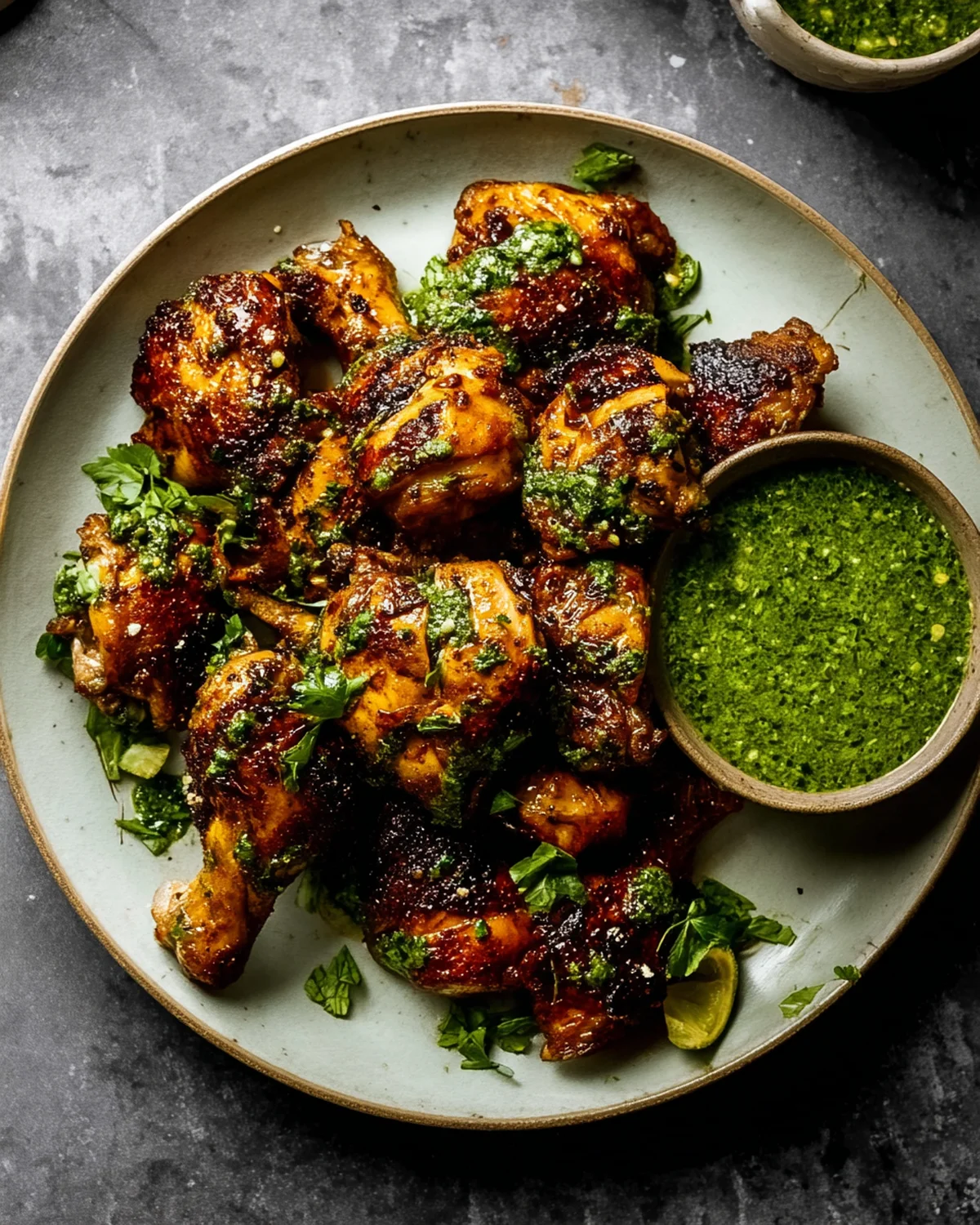 Peruvian Chicken with Green Sauce Recipe