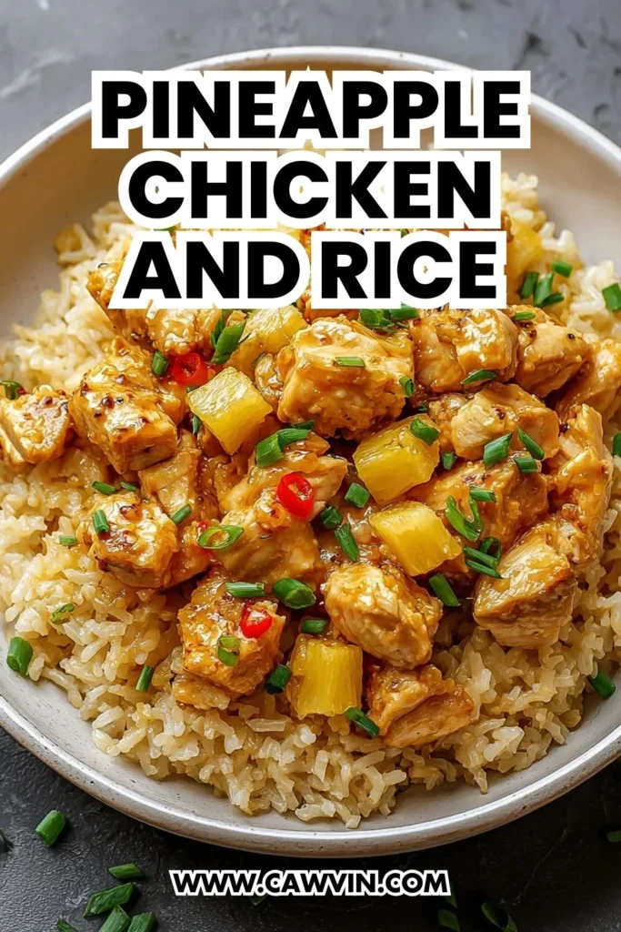 Pineapple Chicken and Rice - Easy Peasy Recipes