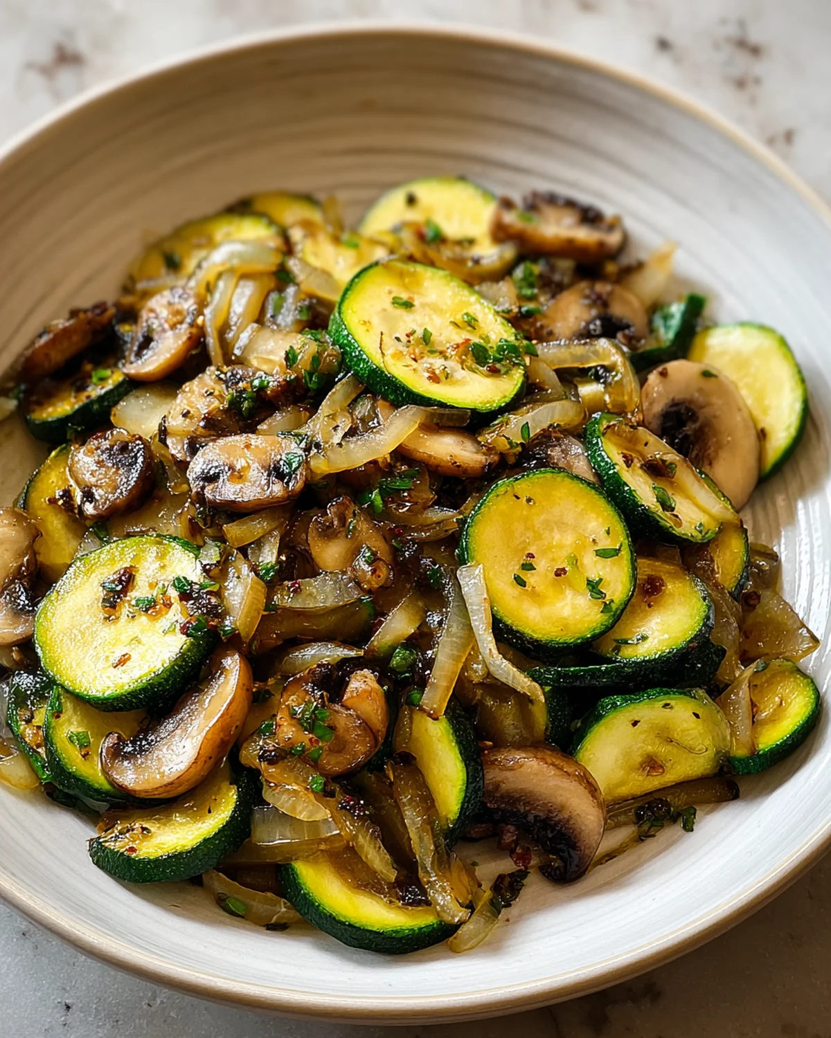 Sauteed Zucchini Mushrooms And Onions - Image 3