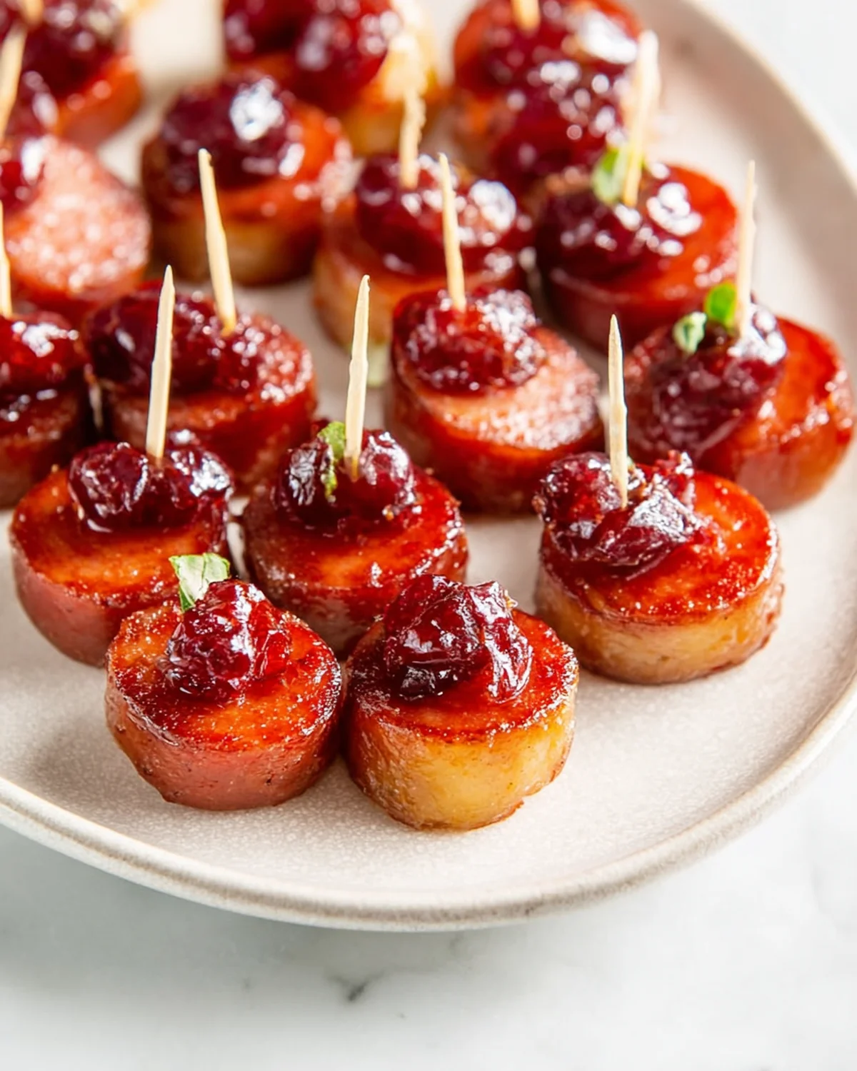 Sheet Pan Smoked Sausage Cranberry Bites - Image 3