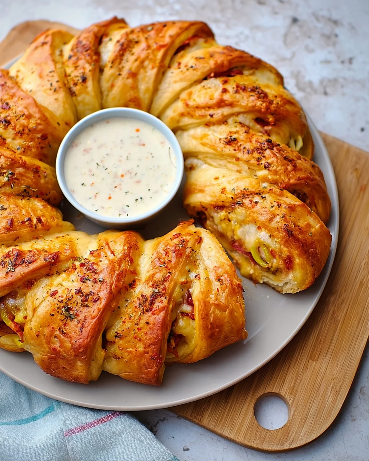 Spicy Italian Crescent Ring - Image 3