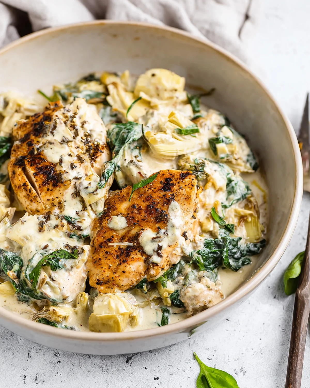 Spinach Artichoke Chicken Skillet - Image 3