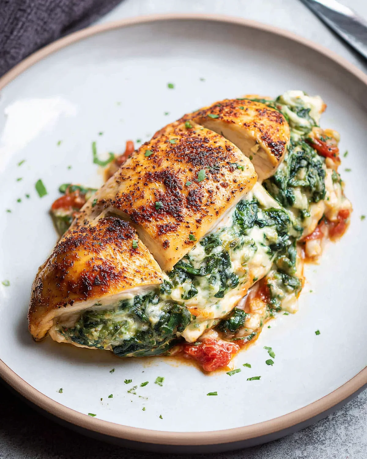 Spinach Stuffed Chicken - Image 4
