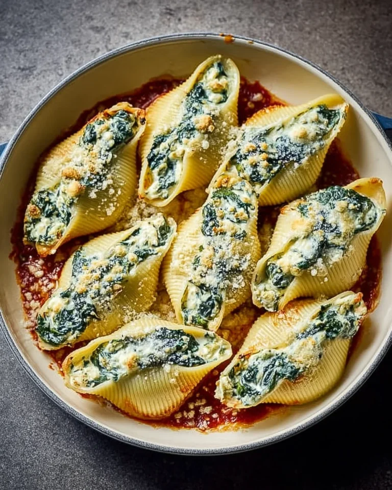 Spinach and Ricotta Stuffed Shells Recipe Recipe