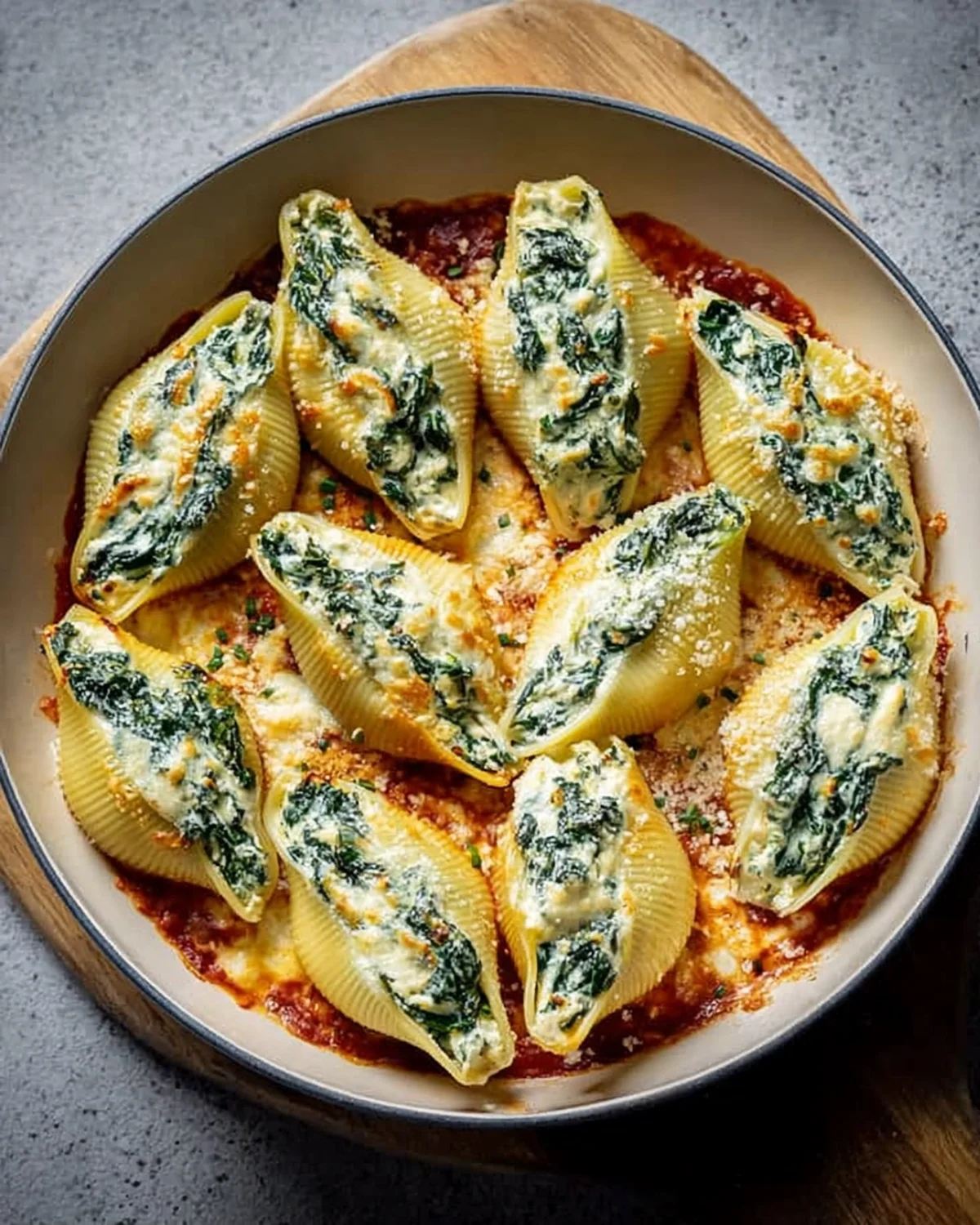 Spinach and Ricotta Stuffed Shells Recipe - Image 2