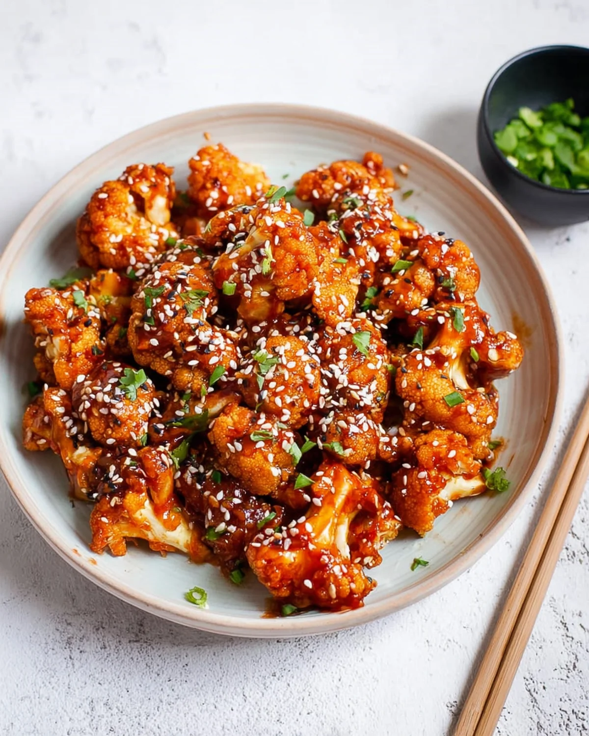 Sticky Sesame Cauliflower Recipe