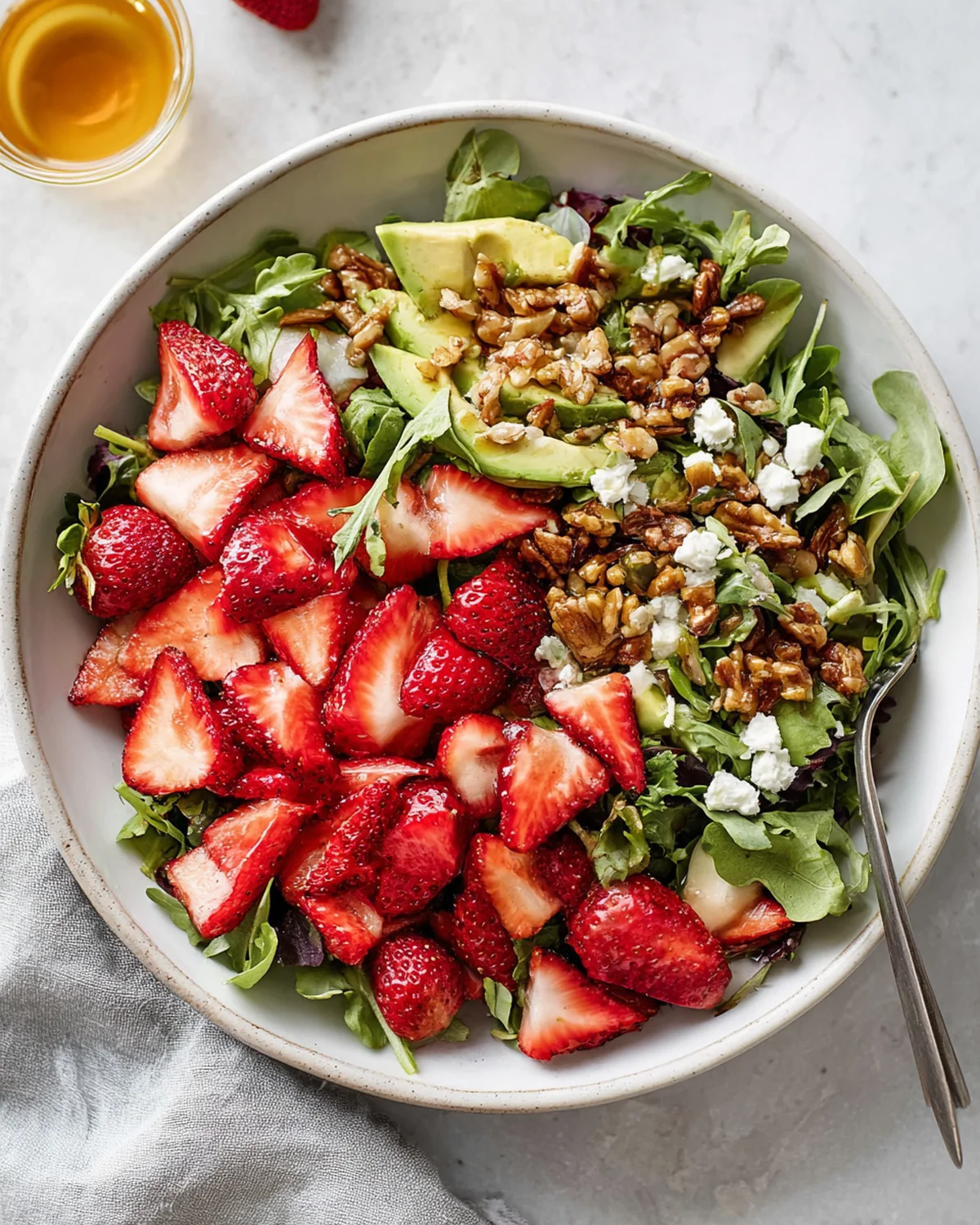 Strawberry Crunch Salad with Champagne Vinaigrette - Image 3