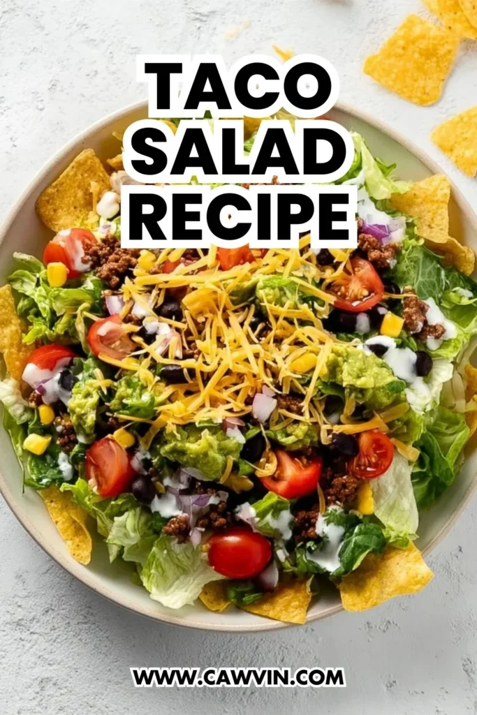 Taco Salad Recipe - Easy Peasy Recipes
