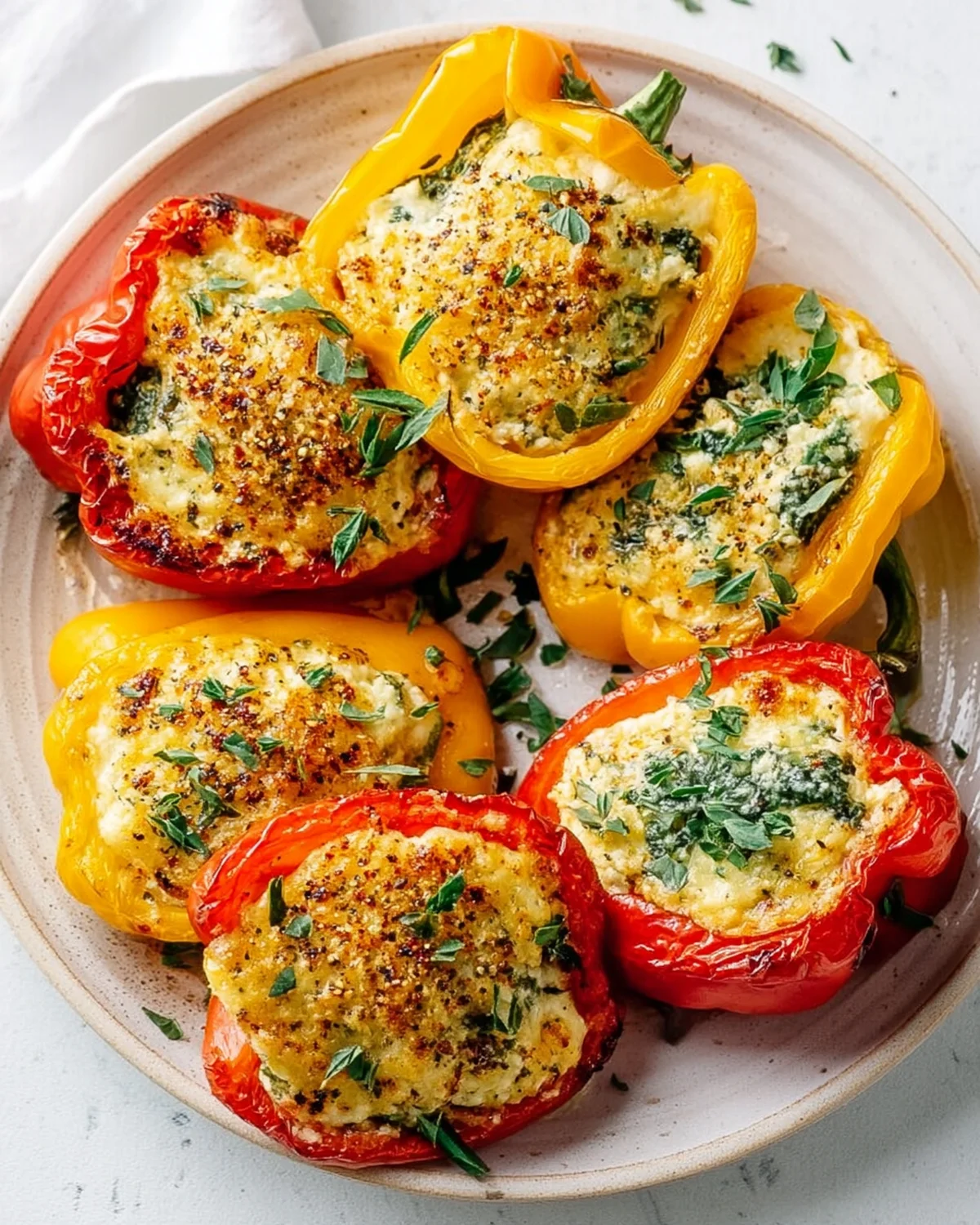 Tuscan Ricotta Stuffed Peppers - Image 3