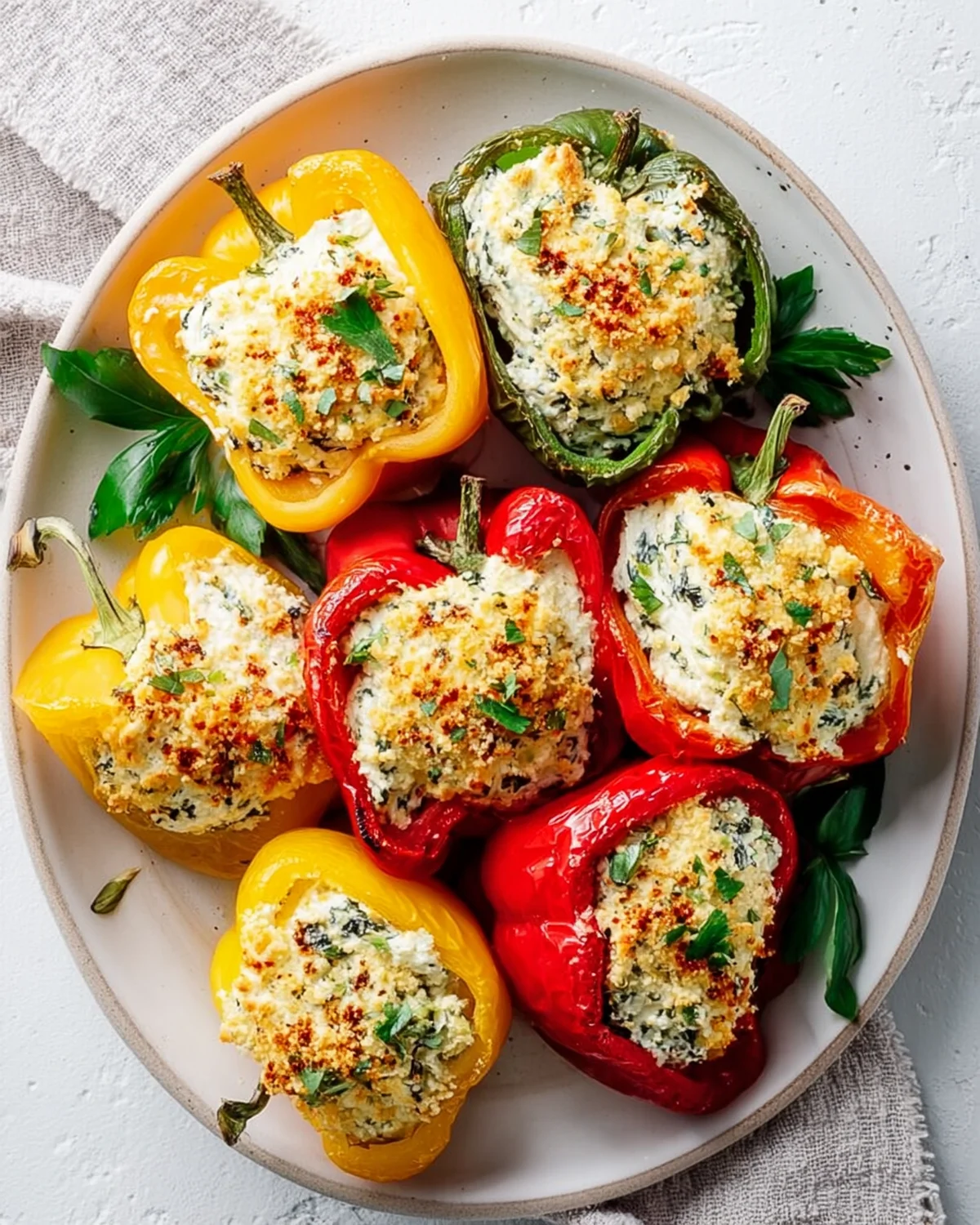 Tuscan Ricotta Stuffed Peppers - Image 4
