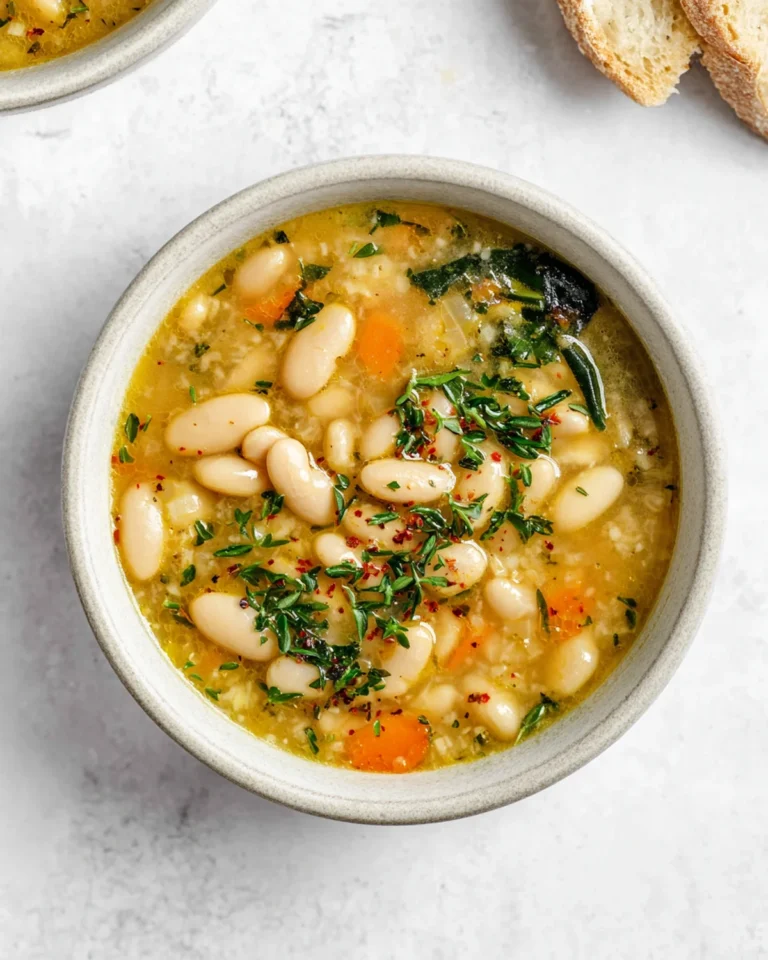 Tuscan White Bean Soup Recipe