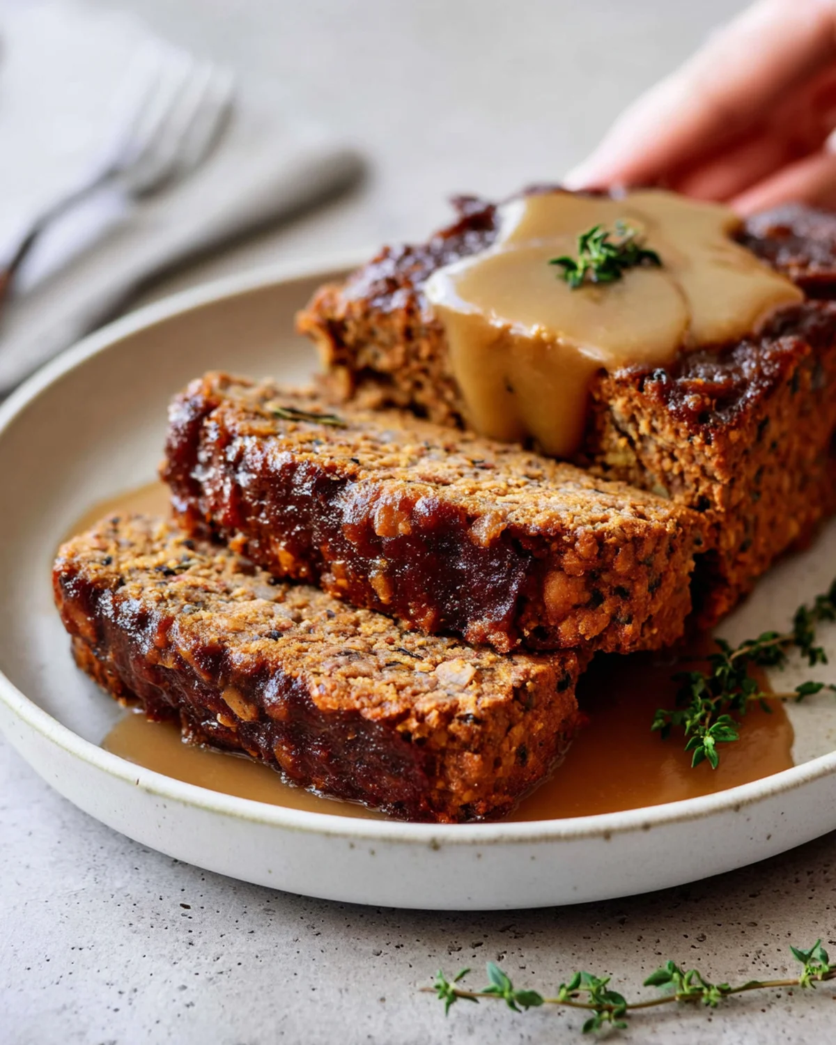 Vegan Meatloaf Recipe With Gravy - Image 2