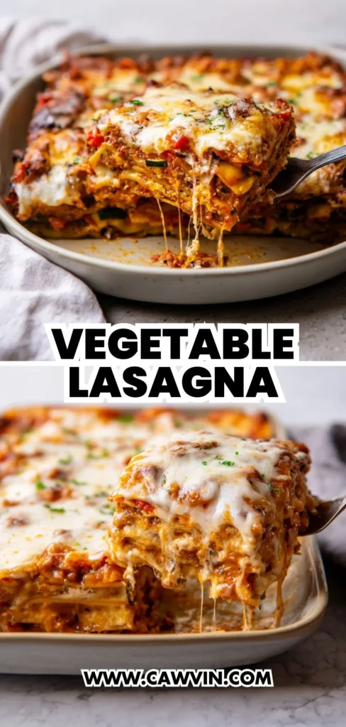 Vegetable Lasagna 2 1 - Easy Peasy Recipes