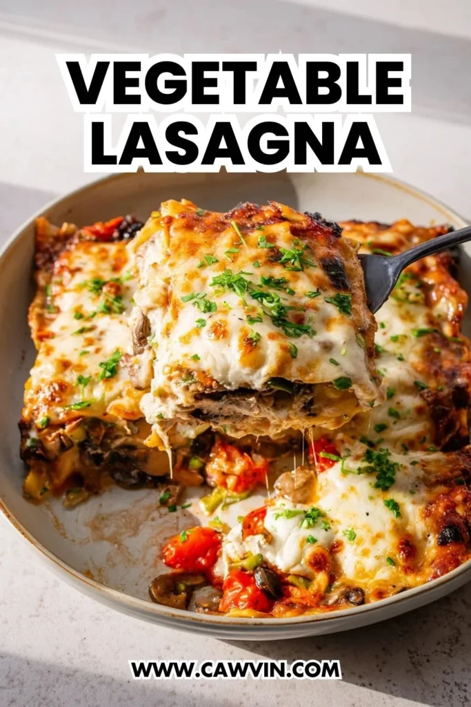 Vegetable Lasagna - Easy Peasy Recipes