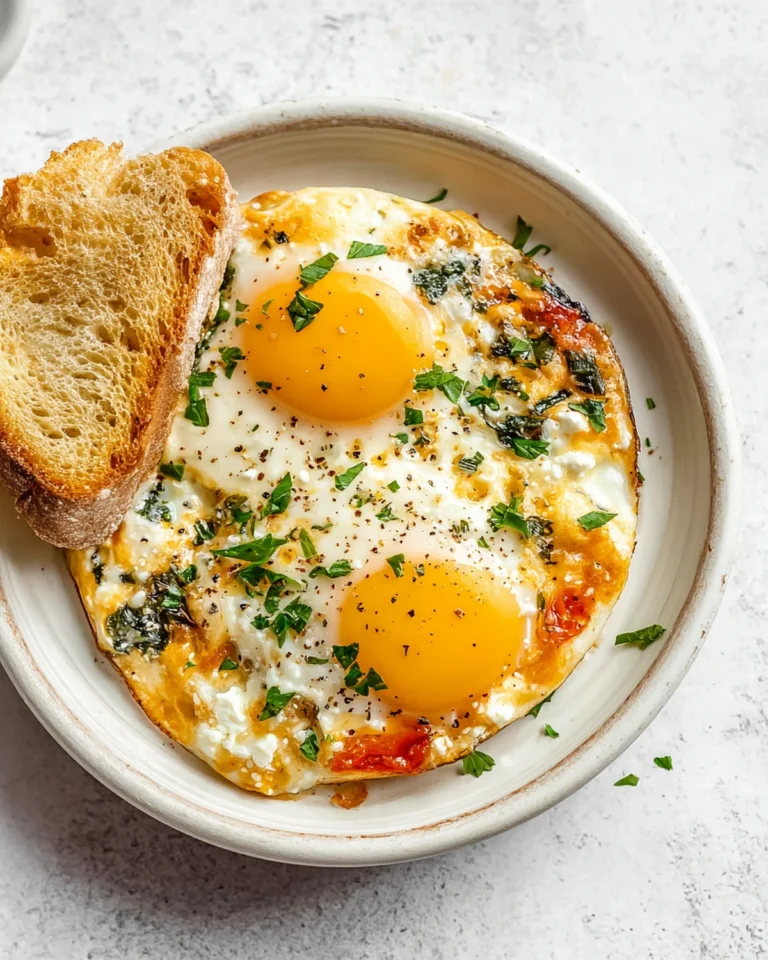 Baked Feta Eggs Recipe Recipe